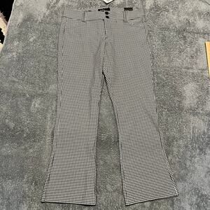 Torrid Studio Trouser Pants Womens 16 Textured Houndstooth Boot Cut Dress